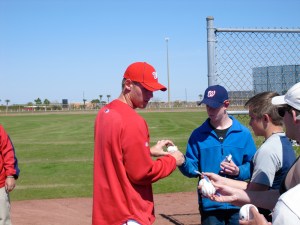 Strasburg at Spring Training 2010
