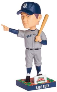 babe ruth called shot bobblehead