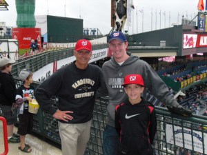 My dad, Joe, and me at Turner Field 2013
