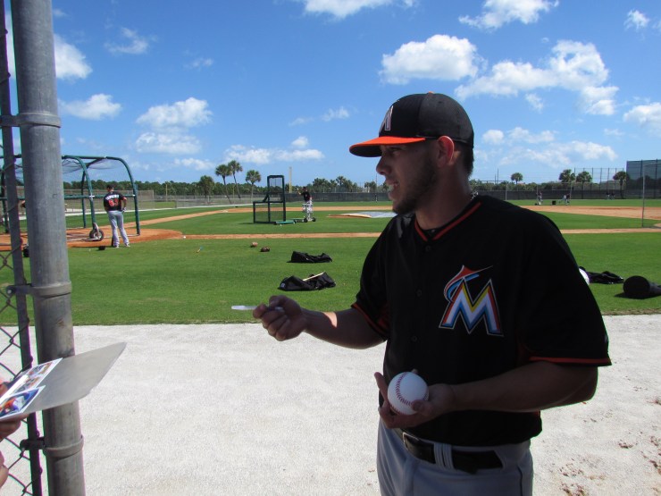 Jose Fernandez signing