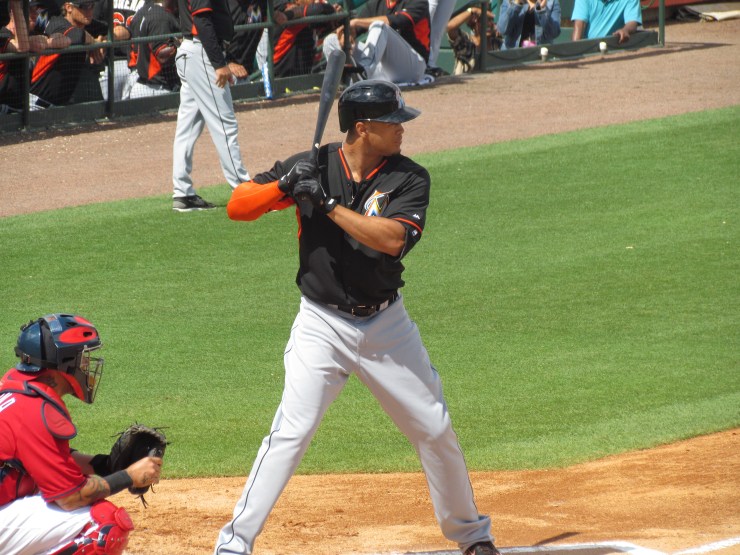 Giancarlo Stanton batting