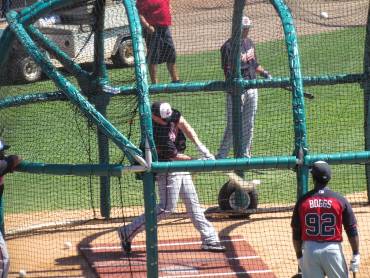 Braves Batting Practice