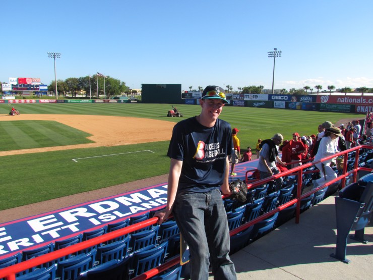 Me at Space Coast Stadium 2