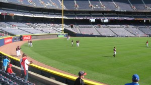 LF seats during Braves BP