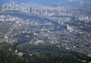 Boston from the air