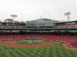 View from atop the Green Monster