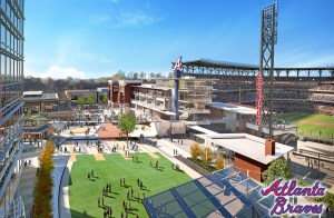 SunTrust Park outfield development