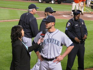 Justin Ruggiano interviews postgame