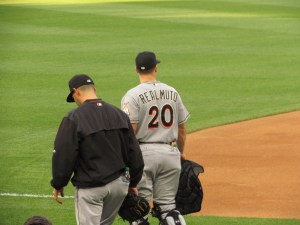Realmuto wearing gray