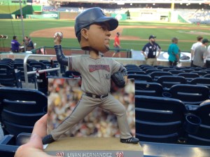 Livan Hernandez bobblehead