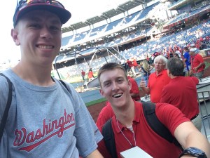 Me and Paul at Nats Park BP