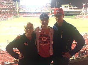 Emily, Heather and me at Great American 4