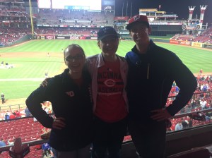 Emily, Heather and me at Great American 2