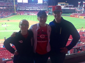 Emily, Heather and me at Great American 3