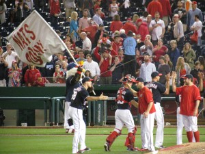 Jonathan Paplebon saved the game for the Nats