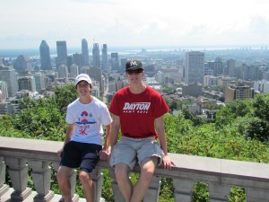 Me and Joe on Mont Real