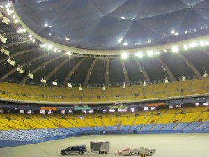Inside Olympic Stadium