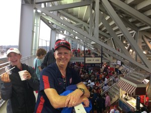 My dad at Nationals Park